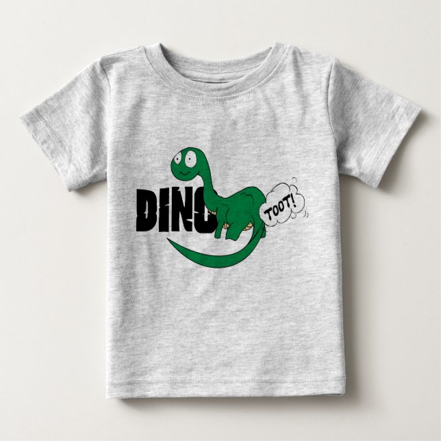DinoToot: Bronto Baby Baby T-shirt (Vorderseite)