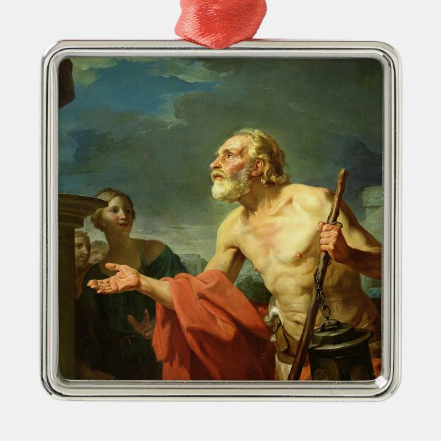 Diogenes, der für Almosen, 1767 fragt Ornament Aus Metall (Vorne)
