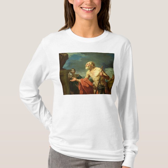 Diogenes, der für Almosen, 1767 fragt T-Shirt (Vorderseite)
