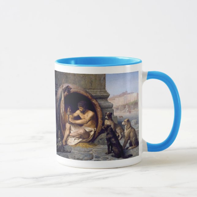 Diogenes umgeben von Hunden - von Jean Leon Gerome Tasse (Rechts)
