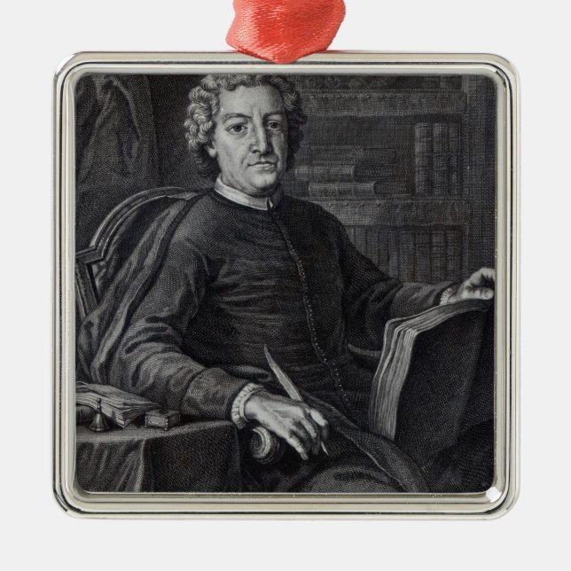 Diogo Barbosa Machado Ornament Aus Metall (Vorne)