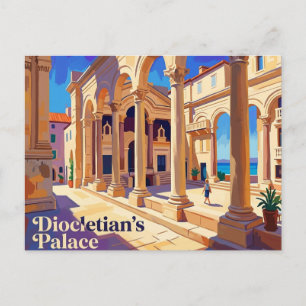 Diokletians Palast Kroatien Postkarte