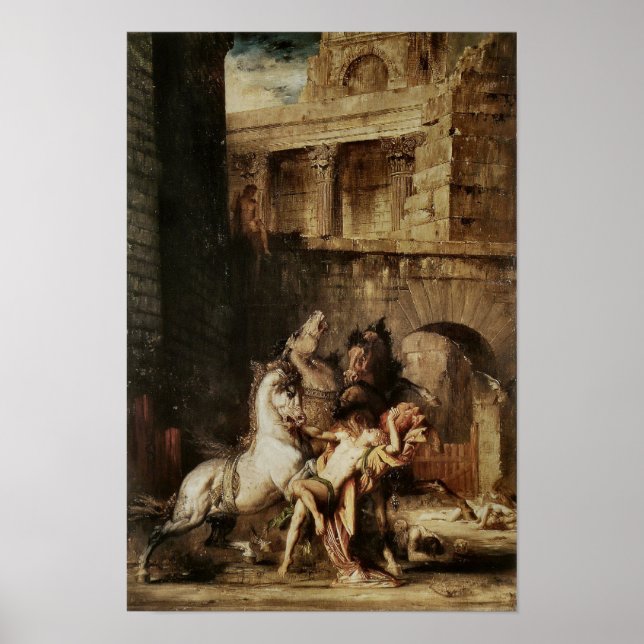 Diomedes Devoured By His Horses Poster (Vorne)