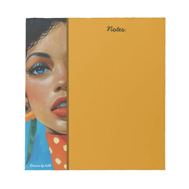 Dionne von KAB Notepads Notizblock (Vorderseite)