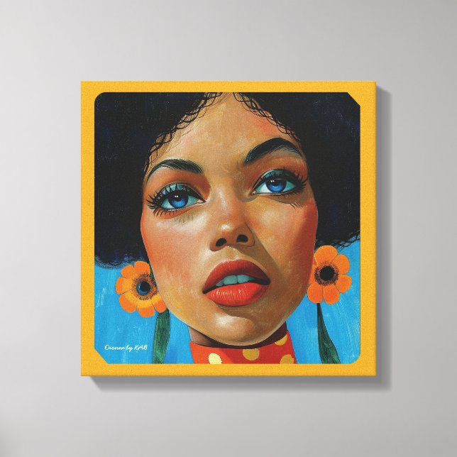 Dionne von KAB Premium Wrapped Canvas Leinwanddruck (Vorderseite)