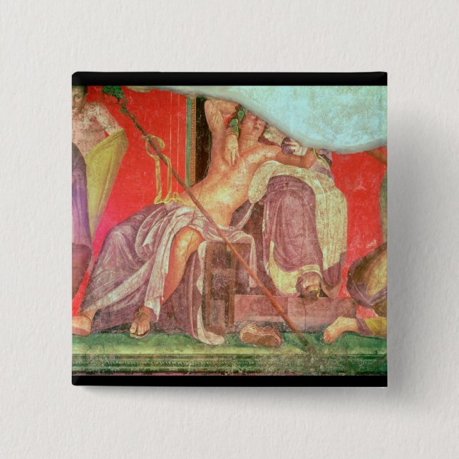 Dionysisches Gefolge mit Dionysus Button (Vorderseite)