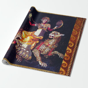 DIONYSOS MIT EINEM SPEER REITET LEOPARD Griechisch Geschenkpapier