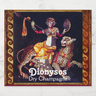 DIONYSOS MIT EINER SPEAR REITENDEN LEOPARD-griechi