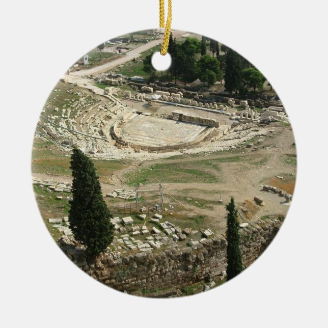 Dionysus Eleuthereus Theater Keramikornament (Vorne)