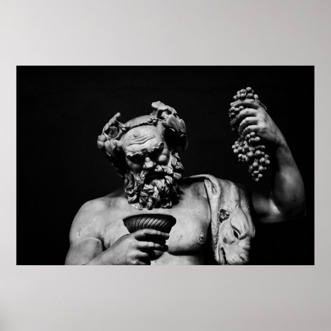 Dionysus mit Goblet Poster (Vorne)