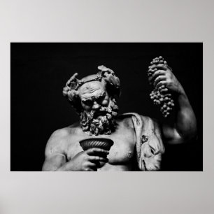 Dionysus with goblet poster