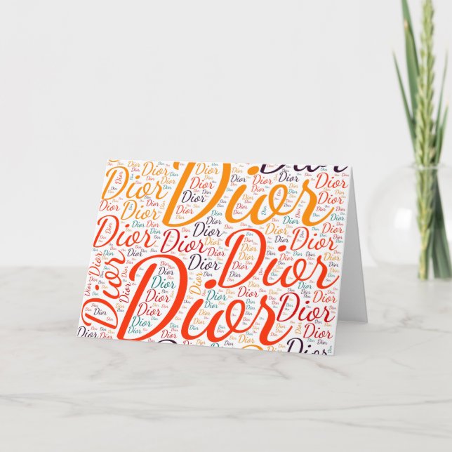 Dior Karte (Vorderseite)
