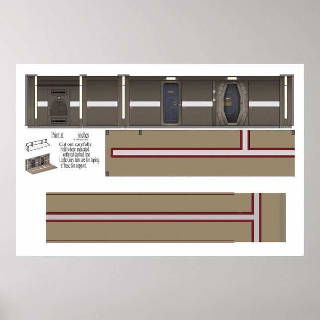 Diorama Background Poster (Vorne)