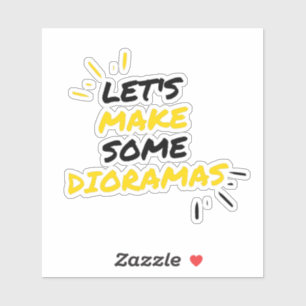 Diorama-Macher Aufkleber