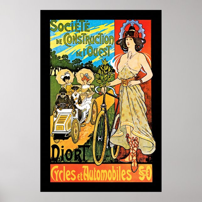 Diort Cycles und Automobile Poster (Vorne)