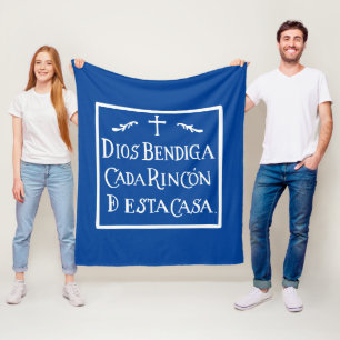 Dios bendiga cada rincon fleecedecke