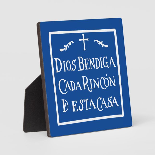 Dios bendiga cada rincon fotoplatte (Vorderseite)