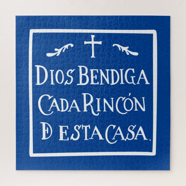 Dios bendiga cada rincon puzzle (Vertikal)