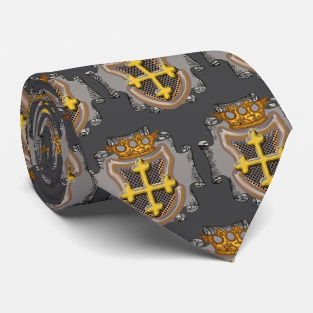 Dios Cross  Krawatte (Gerollt)