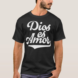 Dios Es Amor Christliche katholische Botschaft in T-Shirt