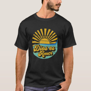 Dios Es Amor Christliche katholische Botschaft in T-Shirt