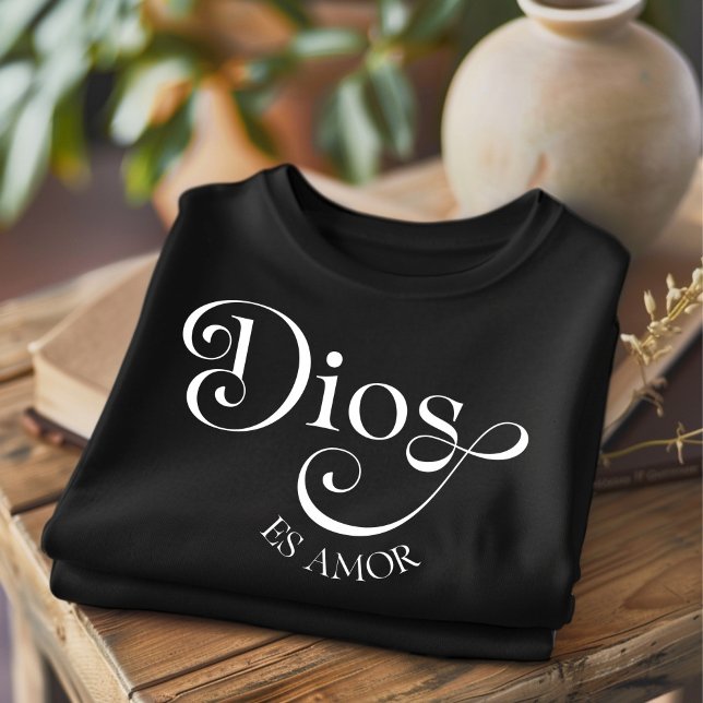Dios Es Amor Christlicher spanischer T - Shirt (Von Creator hochgeladen)