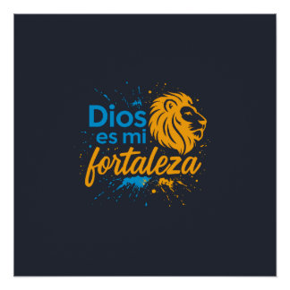 Dios es mi fortaleza poster