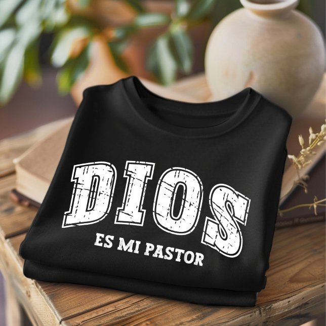 Dios Es Mi Pastor erschüttert Christliches Spanisc T-Shirt (Von Creator hochgeladen)