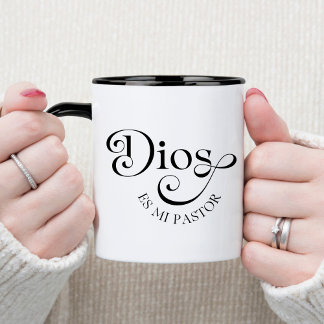 Dios Es Mi Pastor Spanischer Christlicher Kaffeebe Tasse