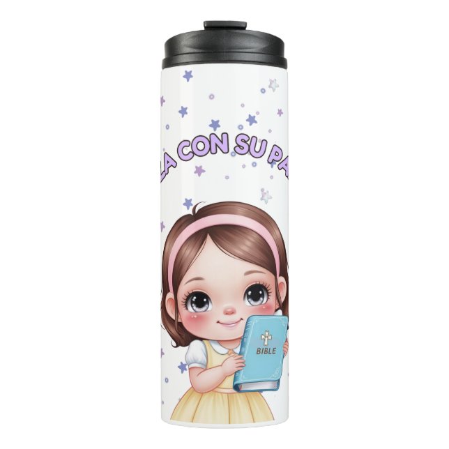 Dios me abraza con su palabra  thermosbecher (Vorderseite)