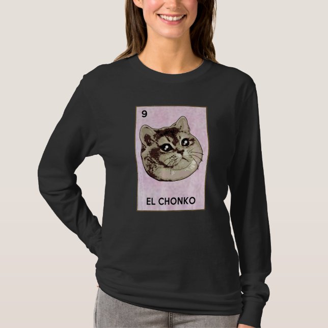 Dios Mio Oh Lord Chonk El Chonko Mexican Cat Meme  T-Shirt (Vorderseite)