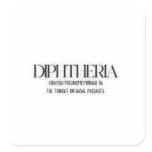 Diphtherie: Eine grafische Vertretung