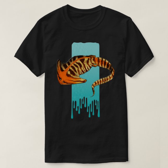 Diplocaulus das HammerHeaded Salamander Shirt (Design vorne)