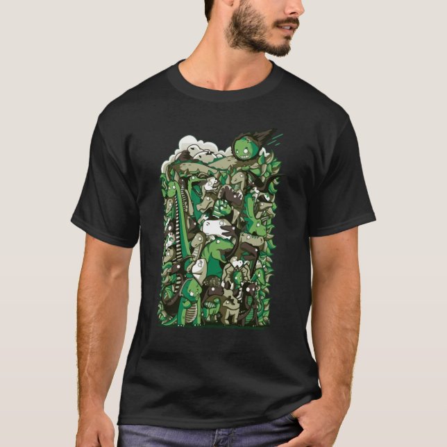 Diplodocus & Cover T-Shirt (Vorderseite)