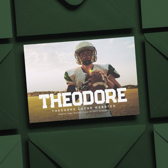 Diplom-Diplom-Athleten Foto Abschluss Einladung (Von Creator hochgeladen)