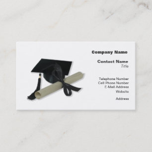 Diplom- und Graduierungsstufe ( Mortar Board ) Telefonnummerkarte