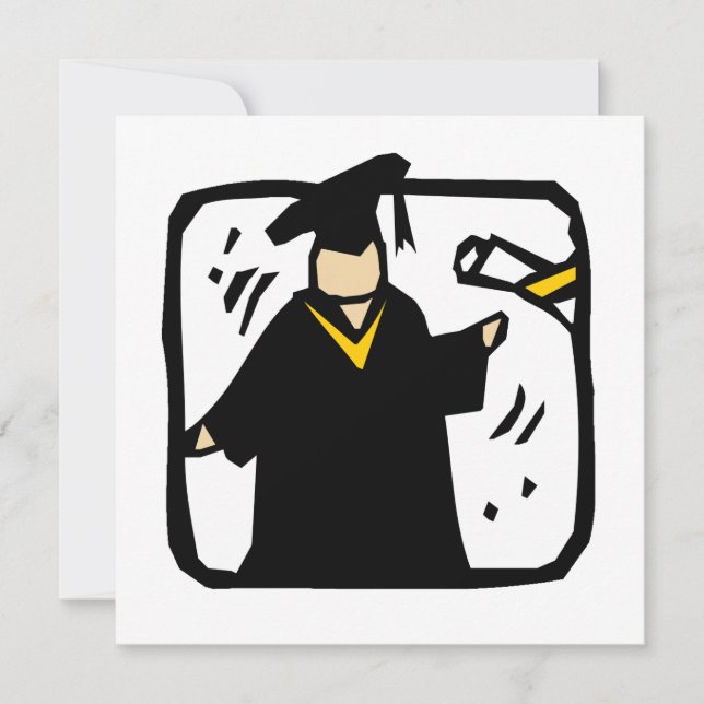 Diplomabschluss Einladung (Vorderseite)