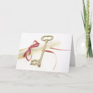 Diplomkarte und Key Abschluss Card Karte