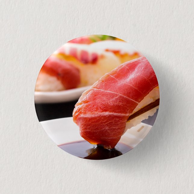 Dipped in Flavor – Sushi Badge by SUSHIMI Button (Vorderseite)