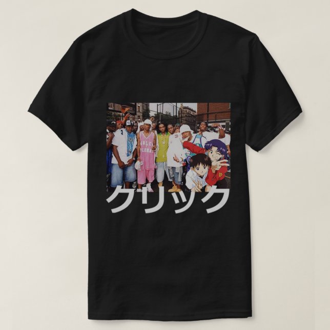 Dipset x Evangelion x Clique Essential T - Shirt (Design vorne)