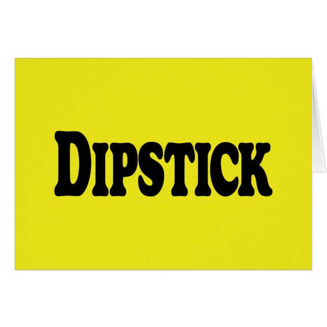 Dipstick-Grußkarte (Vorderseite (Horizontal))