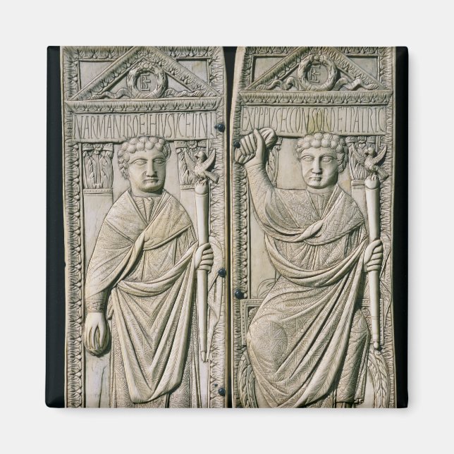 Diptych von Boethius Consul im Jahre 487 n.Chr. Magnet (Vorne)