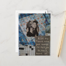 Dir so viel Vintage-Frauen-Texturen-Collage erzähl