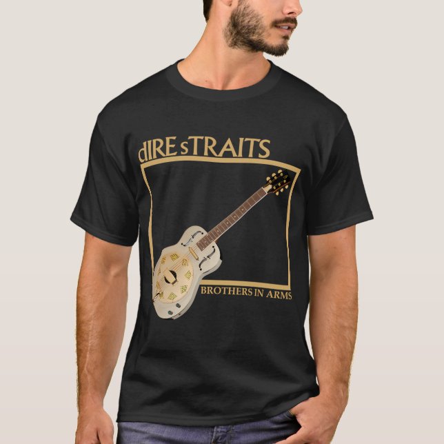 Dire Straits - Gitarre T-Shirt (Vorderseite)