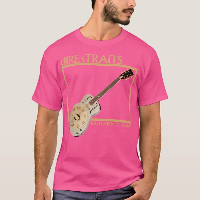 Dire Straits - Gitarre T-Shirt (Vorderseite)