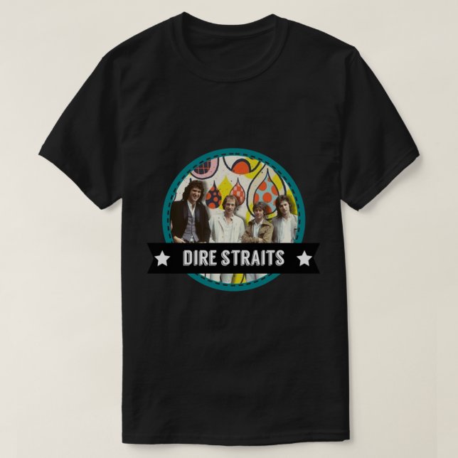 Dire-Straits-Merch T-Shirt (Design vorne)