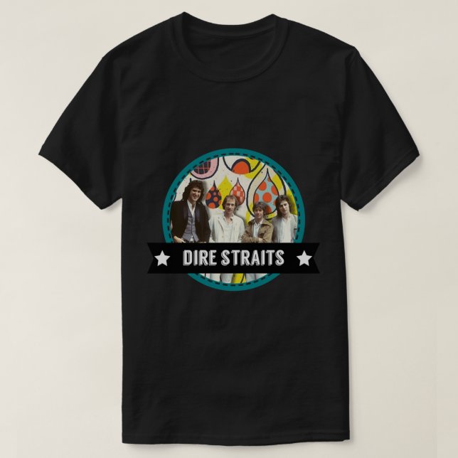 Dire-Straits-Merch T-Shirt (Design vorne)