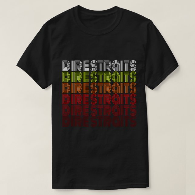 Dire Straits Millésime classique T-Shirt (Design vorne)