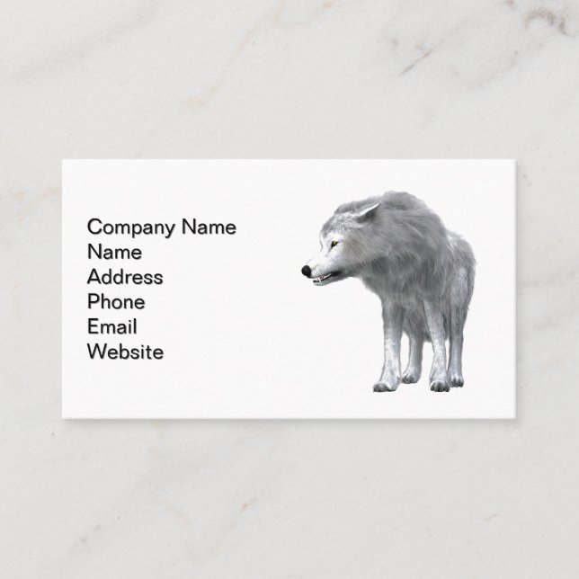 Dire Wolf Pack Leader Visitenkarte (Vorderseite)