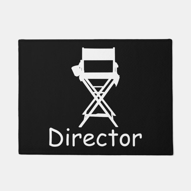 Director director's chair Film Crew gift Filmmaker Fußmatte (Vorderseite)